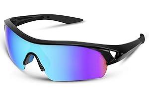 BEACOOL Gafas de sol deportivas hombres mujeres gafas de ciclismo gafas de ciclismo para ciclismo MTB pesca lentes transparentes de policarbonato con protección UV400