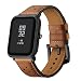 Produktbild Javpoo Zubehör Bands kompatibel Huami Amazfit Bip Jugend, Ersatz Bands Echtleder Armbanduhr Band Armband kompatibel Xiaomi Huami Amazfit Bip Jugend Uhr