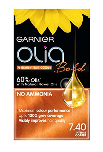 Price comparison product image Garnier Olia Intense Copper Permanent Hair Dye Number 7.40
