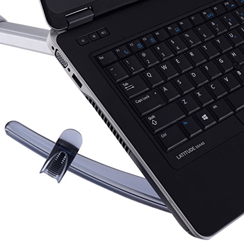 Laptop Notebook Klemme Ständer Halter Halterung Bodenständer Bettständer mit abnehmbarem Tablett - 6