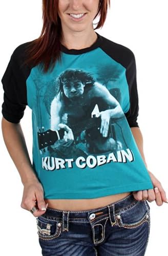 Kurt Cobain - Juniors Water Guitar Photo Raglan