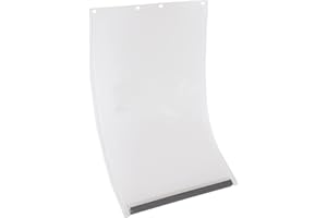 BEST PET FLAP Sin PVC, Compatible con PetSafe PAC11-11038 - 8 1/8" x 12 7/8" Más Duradero, más eficiente energéticamente, Menos Encogimiento, sin BPA Tamaño Mediano