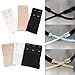 Tinxs Bra Strap Extenders x6 - 2 HOOK - (2xBlack, 2xWhite, 2xNude). Don't Throw Away That Tight BRA!