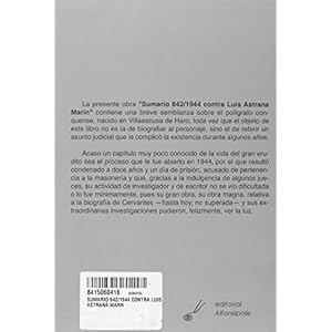 Sumario 642/1944 contra Luis Astrana Marín