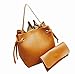 CNK Stylish Set of 2 Piece Ladies Tan Bucket bags For Women