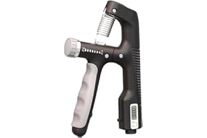 SILULCM Hand Grip poignée, 10-100kg Hand Grip Strengthener, Hand Grip, Grip Musculation, Hand Grip Musculation, rehausseur préhension entraîneur préhension réglable avec Compteur