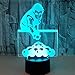 Produktbild baby Q 3D LED Nachtlicht Lampe, Spielen Sie Billard Bunte Touch Home Lampe, Acryl kreative Geschenk Lampe, USB Netzteil Licht