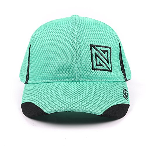 Nonbak gorra cap mesh casual/running tejido transpirable logo bordado Unisex, Verde Emerald