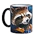 Produktbild Guardians of the Galaxy Vol. 2 Tasse Rocket Raccoon von Elbenwald Keramik blau