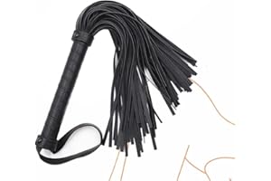 tangguangwen Fouet d'entraînement équestre en Cuir, Durable et adapté à différentes Occasions