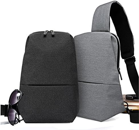 Waterproof Sling Bag,New Arrival Crossbody Backpack Ultralight Versatile Chest Daypack,Anti-Theft Over Shoulder Travel Rucksack Pack Bag for School Hiking Camping Cycling Boys Men and Women,Grey