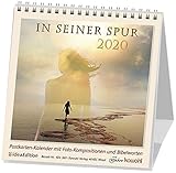 In seiner Spur 2020: Postkarten-Kalender mit Foto-Kompositionen und Bibelworten by