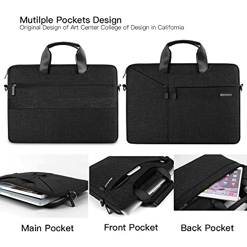 3 in 1 Laptop Tasche - Evershop Handtasche Schultertasche Aktenkoffer f  r Macbook Air Pro   Notebook   Oberfl  che   Tablet mit Bildschirmdiagonale 1