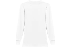 POWER FLOWER Maglia Termica Ragazza Manica Lunga – Base Layer in Pile con Collo Alto per Il Freddo