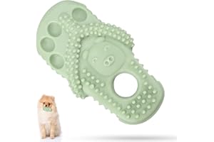 VALICAER Juguetes Morder para Perros Juguetes para Agresivos Perros Indestructibles para Masticar Perros Interactivo Juguetes de Caucho Dientes Limpios para PequeñOs Medianos Grandes Perros (Verde)