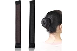 ZXUPOI 2 Pcs Hair Bun Maker Hair Bun Styling Moño Magico Donas Para El Cabello Accesorios para Bandas Para el Cabello Moño de Pelo Mágico French Twist Para Mujeres Niñas Hacer Moños Pelo