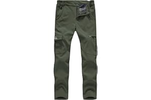 donhobo Damen Outdoorhose Wanderhose wasserdichte Softshellhose Winddicht Warm Fleece Gefüttert Herbst Winter Trekkinghose Funktionshose