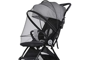 IBLUELOVER Stroller Mosquito Net Universal Pram Net Insect Net Full Coverage Baby Pram Cover Fly Bug Net Insect Shed for Pushchair, Pram, Buggy, Carrycot, Cradle, Moses Basket, Travel Cot,Easy Setup