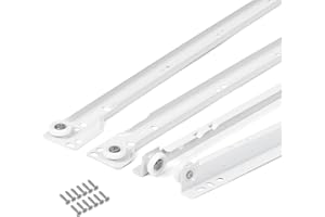 DMS Coppia guide di scorrimento per cassetti 25 kg cm 50 bianche (cm 45)