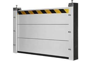 LIANGERMAO Paratia antiallagamento, Riutilizzabile paratie antiallagamento, Alluminio Barriera antiallagamento,Paratie antiallagamento per porte,Per la deviazione dell'acqua piovana (Puntone interno, 110*60cm)