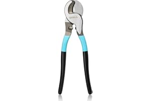 SHALL Cortadores de cables, 9,44 pulgadas/240 mm, herramientas de corte de cables de alta dureza con mango antideslizante, ideales para cortar y pelar cables de cobre de forma limpia