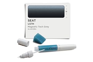 ‎GENUINE COLORS Genuine Colors Lackstift Magnetic TECH Grey LS7H Kompatibel/Ersatz für SEAT Grau