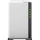 Synology DS220j 8TB 2 Bay Desktop NAS Solution, installed with 2 x 4TB Seagate IronWolf Drives