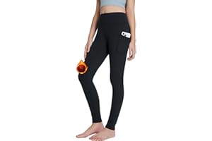 BALEAF Mädchen Leggings High Waist gefüttert Yogahose wasserabweichend Jogginghose Winter Warm für Yoga Outdoor Alltag
