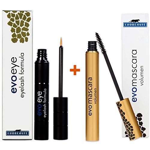 Pack EvoEye Eyelash formula + EvoMascara Volumen con ácido hialurónico