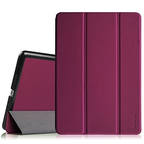 Fintie iPad Air Hülle Case - Ultra Slim Superleicht Schutzhülle Smart Shell Cover Tasche Etui mit Auto Schlaf / Wach und Standfunktion für Apple iPad Air, Lila