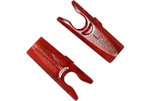 ACCMOS 60pcs Plastic Arrow Pin Nock Size L and Size S for ID 4.2mm ID 6.2mm ID 3.2mm Shaft Arrow Tails Replacement Nocks, Archery DIY Arrows Accessory