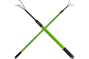 BARGAINS-GALORE Telescopic Hand Held Cultivator - Extendable Gardening Hand Tool | Ideal For Gardening, Planting & Weeding | Lightweight, Long, Grip Handle For Sturdiness | Strong Quality & Long Lasting