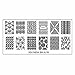 Bundle Monster 5pc Polynesian Themed Nail Art Design Rectangular XL Stamping Plates-Polynesia Tribal