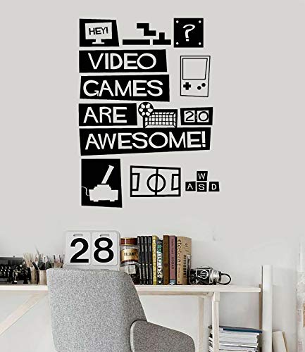 Preisvergleich Produktbild ONETOTOP Wandaufkleber für Wohnzimmer Loading Videospiele Spielen Teen Room Gaming Aufkleber Friseur Wandaufkleber96 * 42cm
