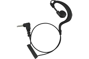 PROMAXPOWER Oreillette Talkie Walkie 3,5mm 1 Broche Écoute Uniquement, Compatible avec Microphone Haut-Parleur, Émetteurs-Récepteurs et Autres Appareils avec Une Prise de 3,5mm