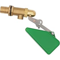 MUALROUS 1/2 Inch Messing Water Vlotterventiel – Met Kunststof Vlotter, Verstelbare Arm, Automatisch Vullen, Geschikt Voor Watertank, Fontein En Veedrinkbak