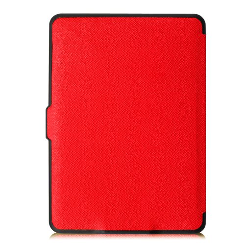 Fintie Kindle Paperwhite Hülle – Die dünnste und leichteste Smartshell Case Schutzhülle Tasche mit auto Sleep / Wake für den neuen Kindle Paperwhite 2016 (mit 300 ppi-Display, 6 Zoll, und integrierter Beleuchtung) und alle Modelle von 2012, 2013, 2014, 2015, Rot - 6