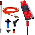 STARLYF - Telescopic Cleaning Brush, Water Powered, Soap Dispenser, Cleaning Solar Panels, Window Cleaning Kit with Squeegee, Washing Trucks, Bus, Cars