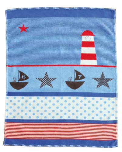 David Fussenegger Lena BW Kinderdecke 100% kbA (GOTS), circa 75 x 100 cm