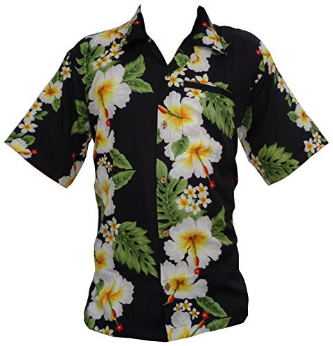 Diseño de Flores de Hibisco Hawaiano Camisas Para Hombre Playa Party 
