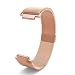 Produktbild Altsommer 3 Farben 22mm für Garmin Vivoactive GPS Milanese Mesh Edelstahl-Armband Sportarmband Uhr Armband Ersatzarmband mit Werkzeug, Edelstahl Mesh Armband für Damen Herren (Gold)