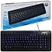 Produktbild Grundig USB-Tastatur mit Beleuchtung schwarz Multimedia Hotkeys flach PC kabelgebunden beleuchtet Computertastatur für Windows & Mac AZERTY