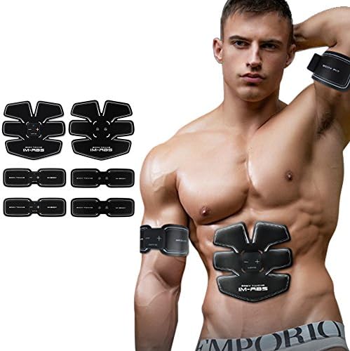 IMATE ABS Toner Muscle Trainer - Abdominal Toning Belt For Men & Women - Muscle Trainer For Abs, Legs, Waists - Abs Fit Training Portable At Home And Office
