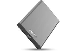 SINCELO Disque Dur Externe SATA, Stockage HDD pour PC, Mac, Ordinateur de Bureaup, Ordinateur Portable, Wii U, Xbox (Noir)
