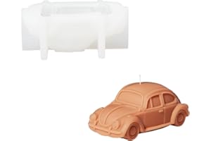 BOOWAN Nicole Vintage Classic Coupe Car Candle Silicone Molds for Candle Making, Silicone Moulds for Resin Home Decoration Gift DIY
