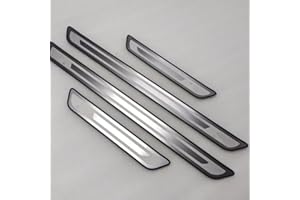 SANQIUTOU Auto Einstiegsleisten Schutz für VW Passat B8 Variant Bj. ab 2014, TüRschweller Schutz Leisten Schwellerleisten Interieur Ladekantenschutz Edelstahl Material, 4 Stück,Silver