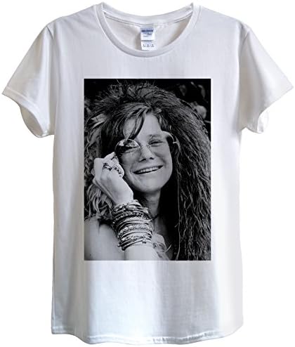 GETSHIRTED Janis Lyn Joplin T-Shirt Pearl Psychedelic Rock Women Fitted