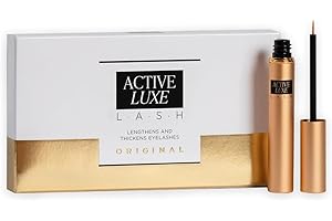 ACTIVELUXE COSMETICS Active Luxe Siero Ciglia - Siero Ciglia Allungante & Lash Serum - Siero per Ciglia Crescita Ciglia Senza Ormoni, Vegano & Clinicamente Testato - 1,5 ml