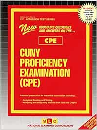 Cuny Proficiency Examination Cpe Passbooks Study Guide Admission Test Ats Amazon De National Learning Corporation Bucher