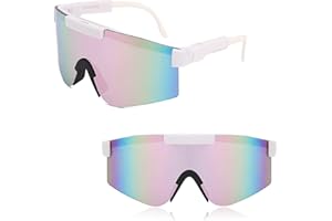 Ruikdly Schnelle Brille Rave Sonnenbrille Herren Polarisiert Fahrradbrille Winddicht Sportbrille Herren Fahrradbrille Damen